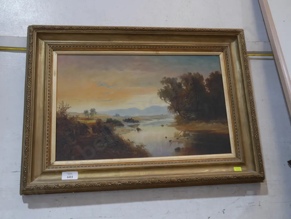 Framed landscape oil painting Image 1++