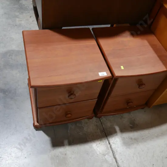 Pair of bedside drawers