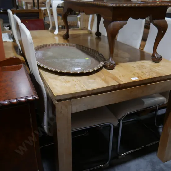 Dining table and 6 chairs