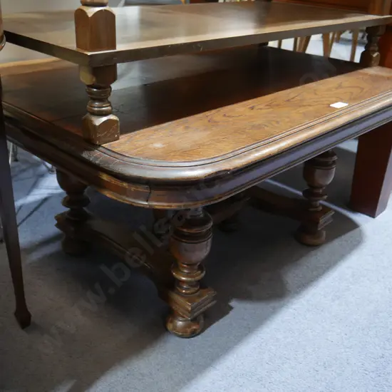 Solid wood coffee table