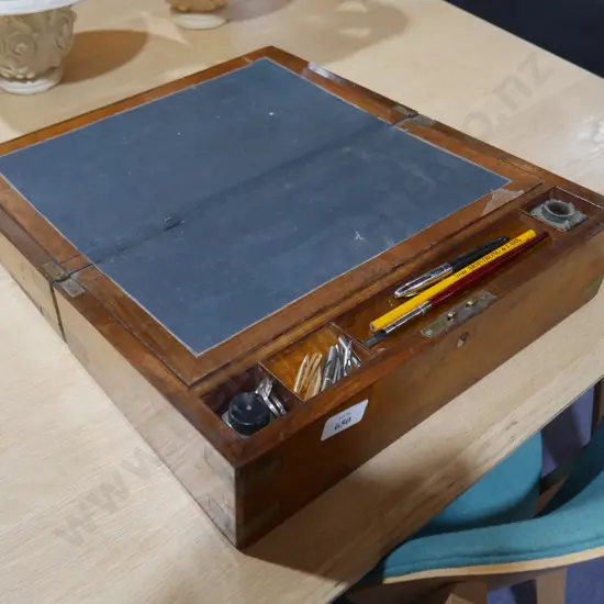 Writing box and contents