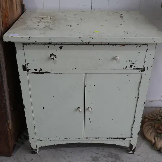 Painted cupboard
