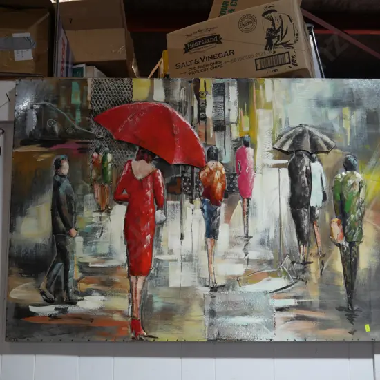 Modern 3 D metal artwork