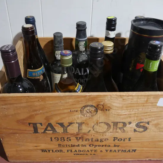 Wine & port bottles