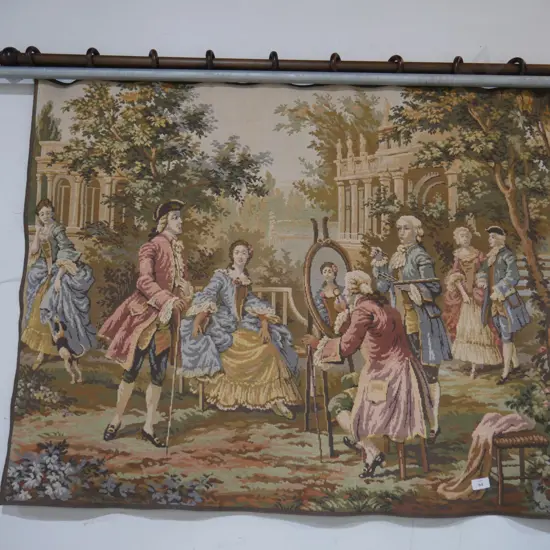 Wall hanging embroidery