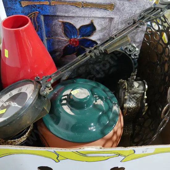 Artwork metal basket etc