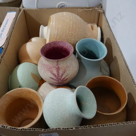 Crown Lynn vases etc