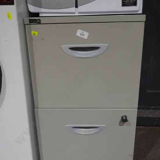 2 draw filing cabinet