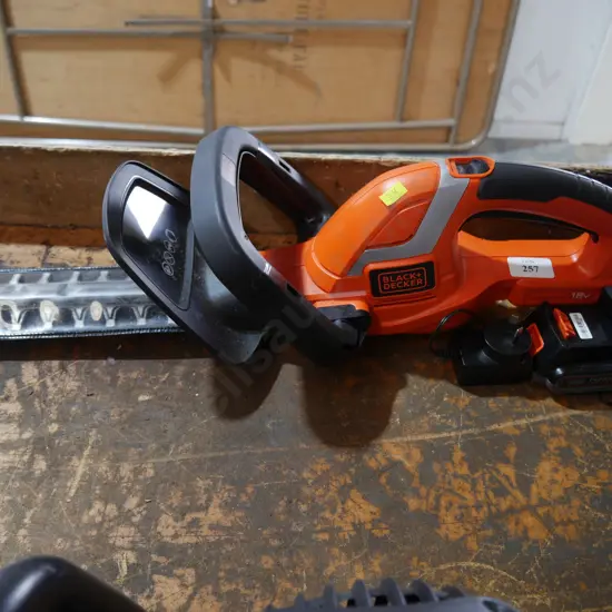 Battery hedge trimmer