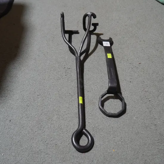 Branding iron , spanner