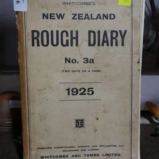 1925 rough diary