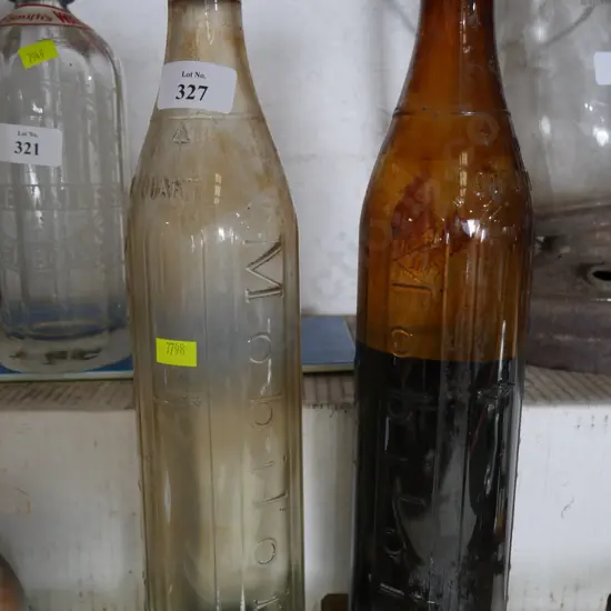 Mobil oil bottles