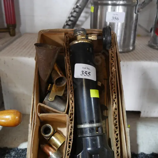 Soldering iron , blow torch