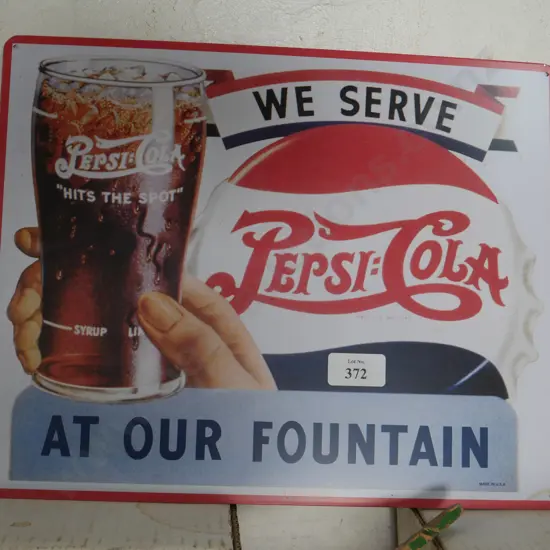 Pepsi sign