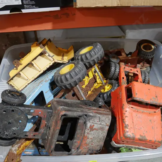 Old tin trucks