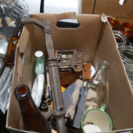 Iron , bottles , ect