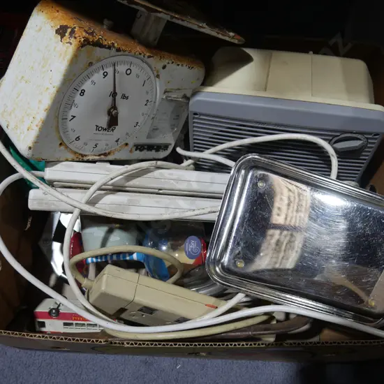 Scales, fan heater , ect