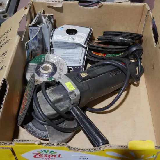 Electric grinder discs