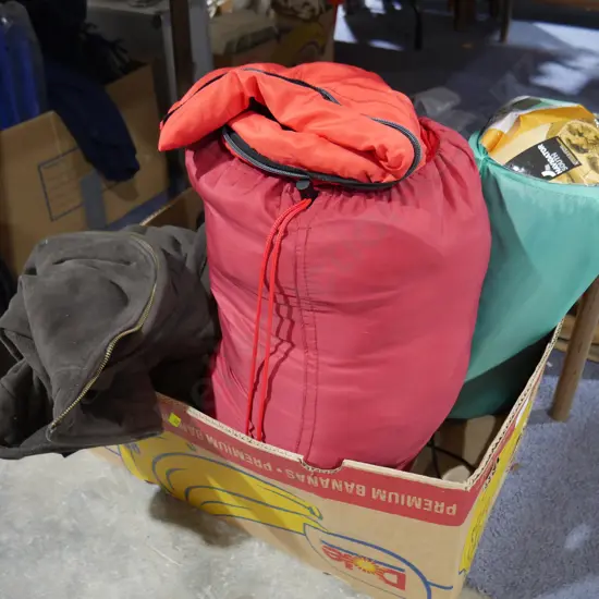 Sleeping bags , jacket