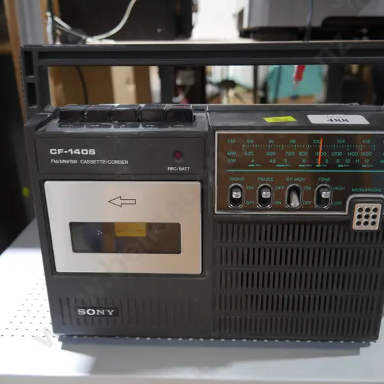 Sony radio tape player