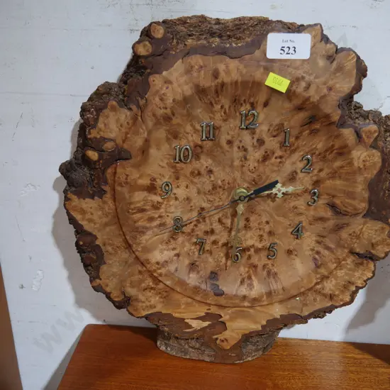 Wooden clock