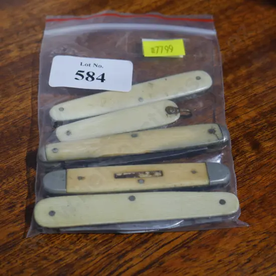 Bone handled pocket knives