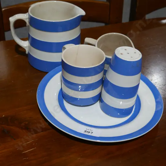 Assorted Cornish ware