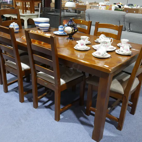 Table and 6 chairs