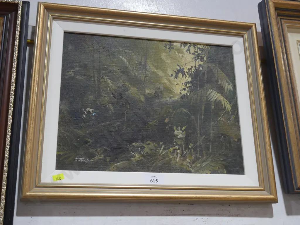 Oil painting bush scene Image 1++