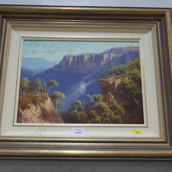 Framed Oil painting