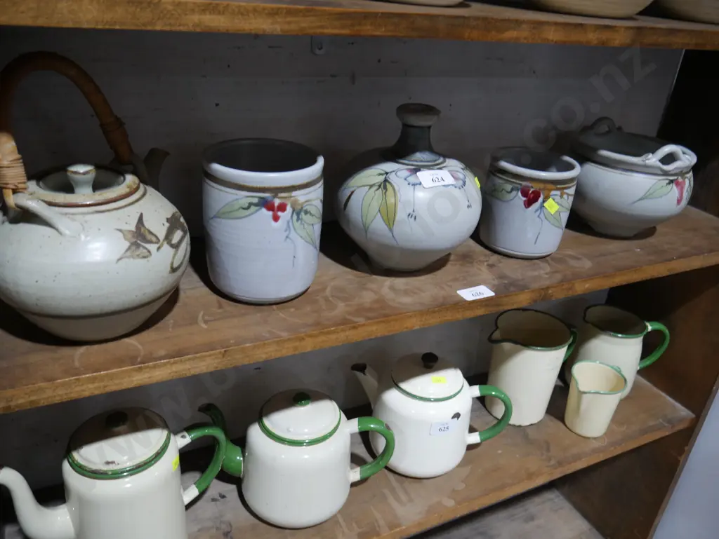 Neil Grant studio Pottery, teapot etc Image 1++