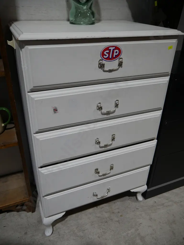 Set of white drawers Image 1++