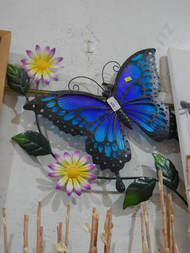 Metal glass butterfly Image 1++