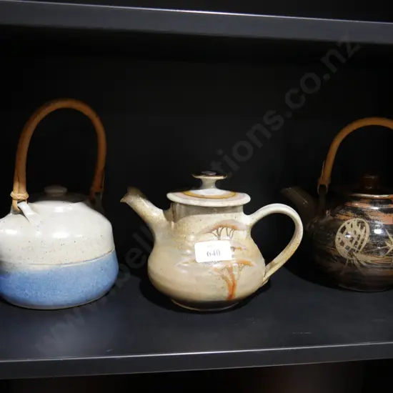 Pottery teapots