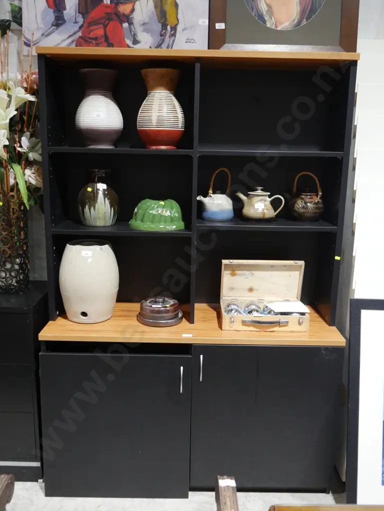 Black wall cabinet Image 1++
