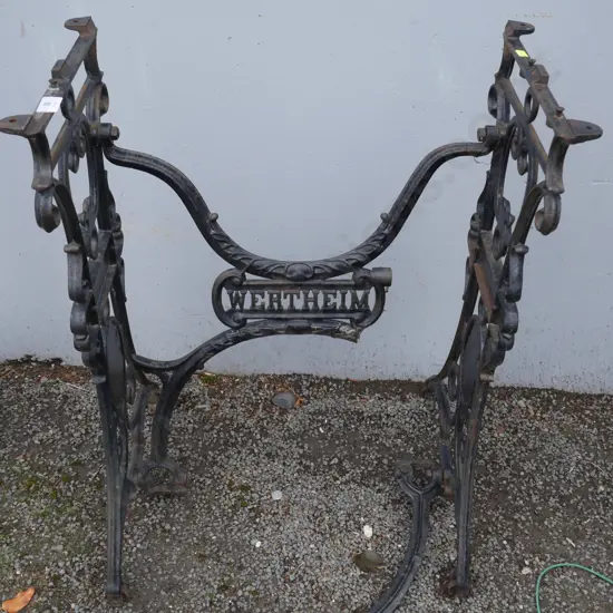 Wertheim sewing table base