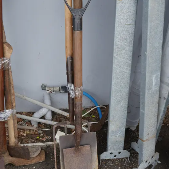 Assorted garden tools