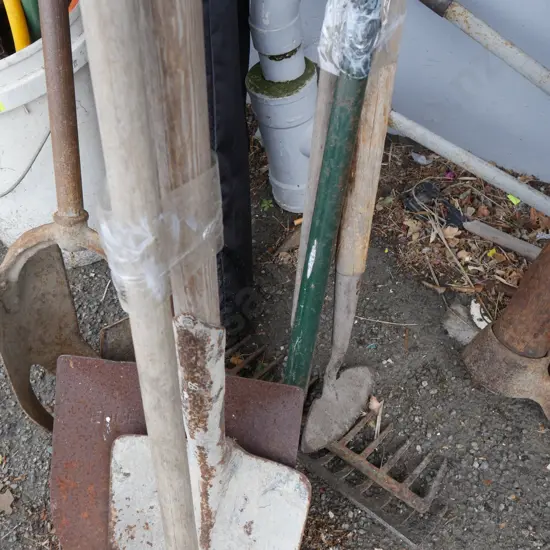 Assorted garden tools