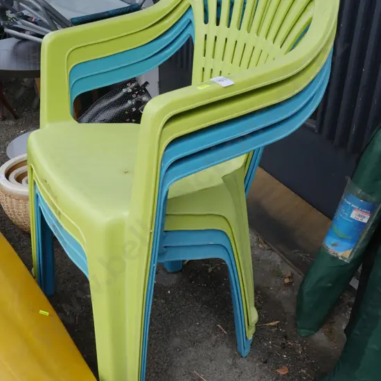 Plastic chairs