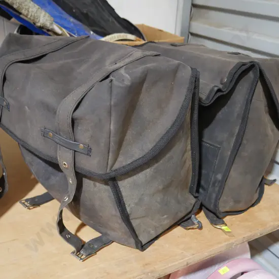 Motorcycle bag and contents