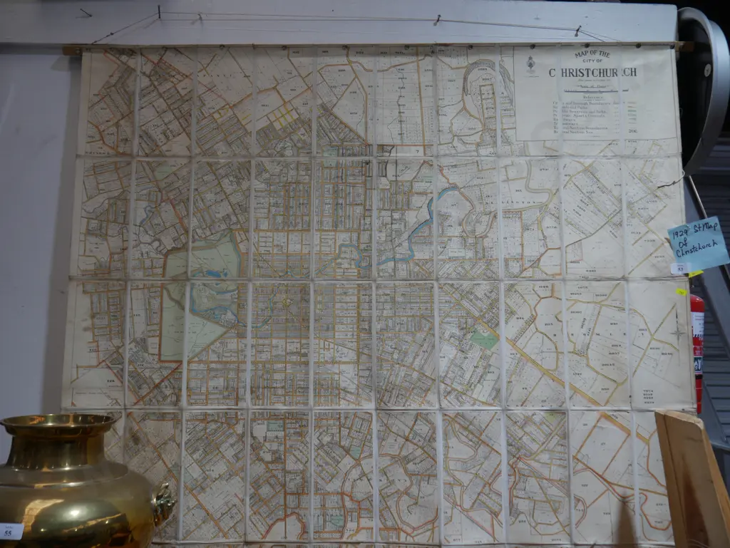 1929 street map of Christchurch Image 1++