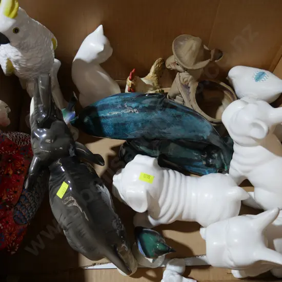 Assorted animal ornaments