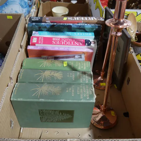 Books, print, candle sticks