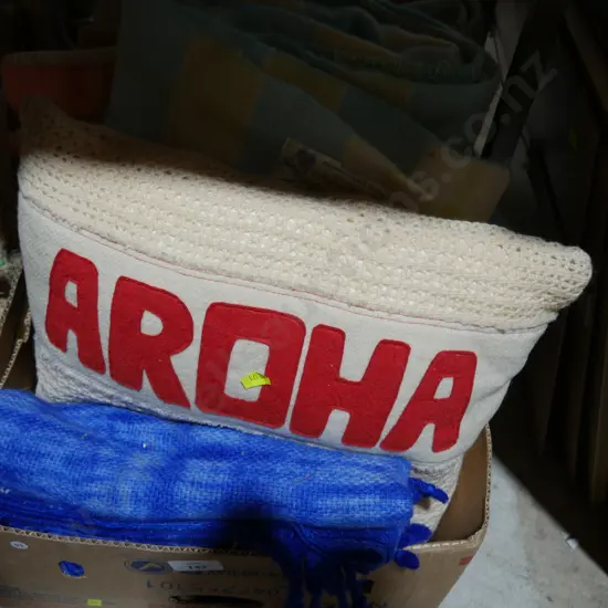 Blankets, cushion etc