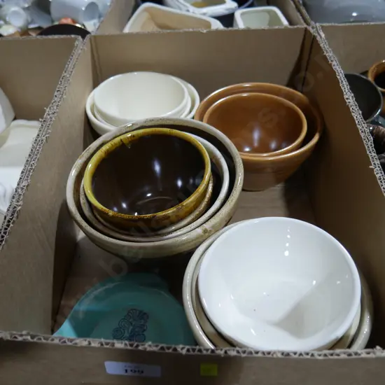 Crown Lynn mixing bowls etc