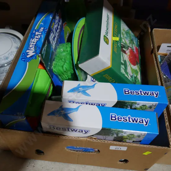 Floatation devices, soaker gun etc