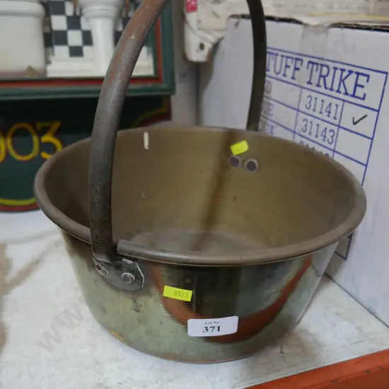 Brass preserving pan