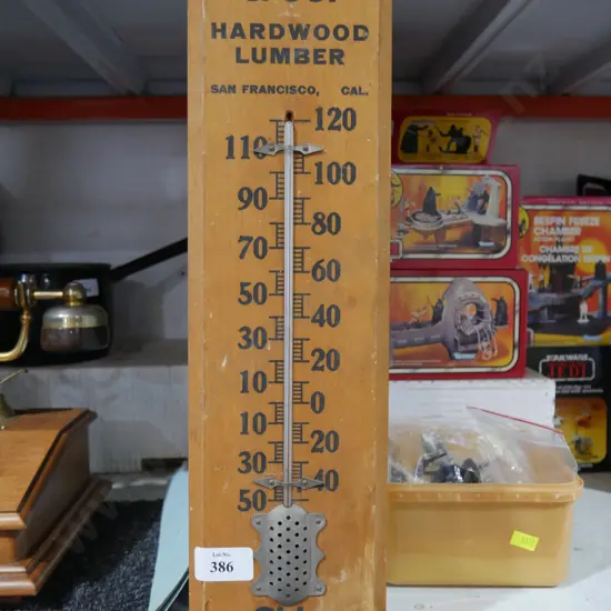 Advertising thermometer