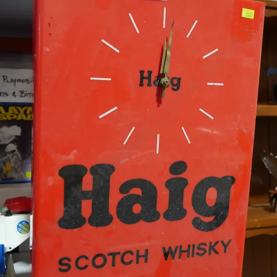 Haig whiskey clock