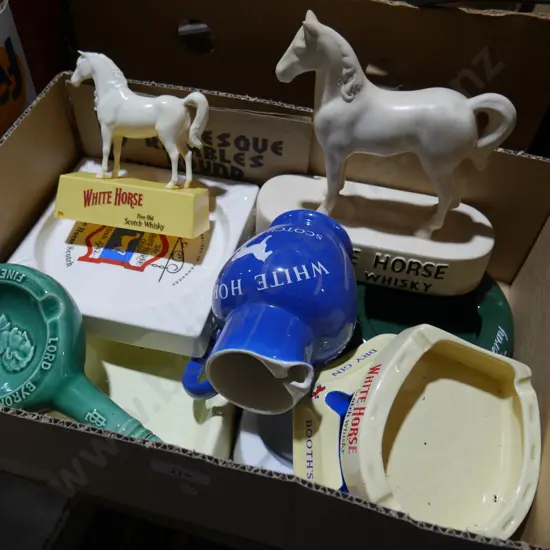 Advertising ashtrays , jugs